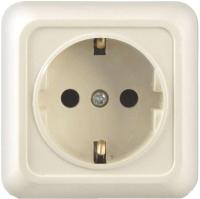 Розетка 1ОП с/з сл.кость Олимп О0028