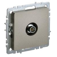 Розетка TV оконечная мех.шампань Brite