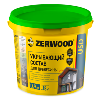 Укрывающ. состав д/древесины (сканд. белый) 0,9кг "ZERWOOD"