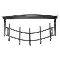 Вешалка настенная Ника-премиум 4 с полкой ВНП4