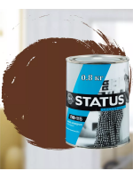 Эмаль ПФ-115 Шоколадная "STATUS" 0.8 кг