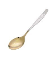 Ложка десертная Уралочка част/зол. н81/132