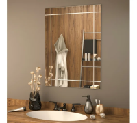 Зеркало MIXLINE "Стронг" 500х700 гравировка