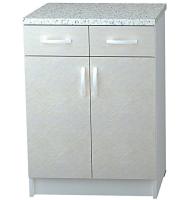 Стол кухонный 600 (2ящ) бел.мрамор