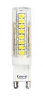 Лампа General LED G9-P 7W 220V 4500K пластик