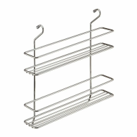 МХ-063 Полка двойная для специй 358х85х350 хром