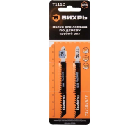 Пилки д/лобзика T111С Вихрь по дереву