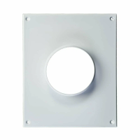 Площадка торцевая 140мм белая