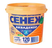 Сенеж -Аквадекор Х2 -120 Графит 0,9кг