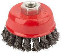 Корщетка чашечная, для УШМ, 75мм витая 39042