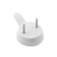 Крюк для картины пласт. малый белый 5шт Стройбат