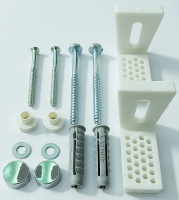 Крепление для скрытого крепежа к полу унитаза и биде 6х70мм 2шт