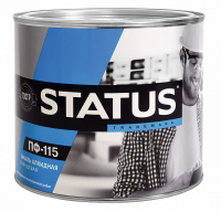 Эмаль ПФ-115 оранжевая 1,8кг "СТАТУС" 