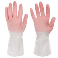 Перчатки двухцветные L