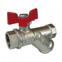 Кран шар. Ду-15 с фильтром р/б VALFEX PREMIUM