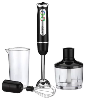 Блендер DELTA LUX DL-7039В черный 800Вт турбо измелч.,стакан, венчик,рег. скор.