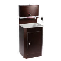 Умывальник Ручеек П без ЭВН 17л пласт.мойка медь Термекс