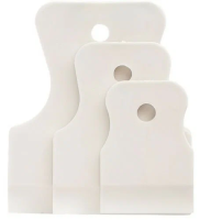 Шпатель резиновый белый в наборе 3шт (40.60.80) (1824Г)