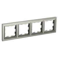 Рамка 4 пост. шампань Brite