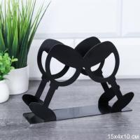 Салфетница фужеры 723892 мет.черн