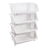 Этажерка 4 секции Универсал М6528 бел.