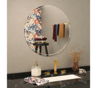 Зеркало MIXLINE "Эмили" d600 гравировка