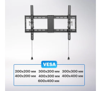 Кронштейн д/LED телевизора 37"-80" накл.б/фикс 38-0344