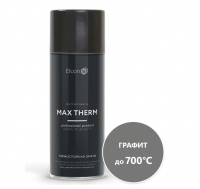 Эмаль аэроз. графит термостойкая 700С "Elcon" 520мл