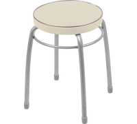 Табурет Фабрик 1 с ободом ТФ01 Ника сл.кость