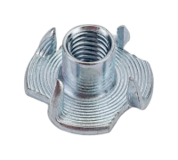 Гайка мебельная забивная М6 цинк 10шт