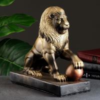 Копилка Лев с Шаром черн/зол. 7751818