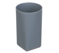 VETTA Стакан д/ванной, пластик, 350мл, серый