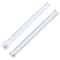 Направляющие роликовые 550мм белые