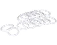 Кольца д/штор прозрачные 12шт