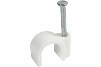 Скобы д/кабеля круглые 8мм 16шт