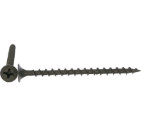 0200371 Саморез черный 3,5х55 потай крупная резьба 100шт