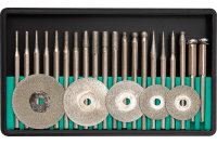 Шарошки и круги с алмаз.нап. 25шт.36487