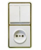 Блок БКВР-038"З" СП (роз+2-кл.выкл)