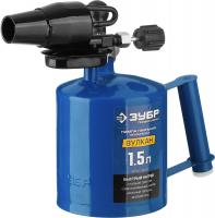 ЗУБР "Проф".Лампа паяльная ВУЛКАН со стальным эжектором,1,5л