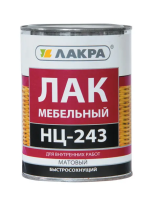 Лак НЦ-243 д/мебели 0,7кг матовый "Лакра" 