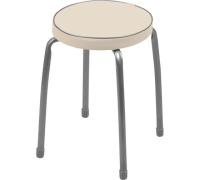 Табурет Фабрик 2 сл.кость.ТФ02 Ника 