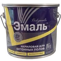 Эмаль акриловая д/бетон.полов серая 3,5кг