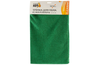 Тряпка д/пола 80х100см микрофибра М-02F-ХХL зелёная