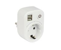 Разветвитель 1роз+2.1A SB-01 выкл+адапт+зар.