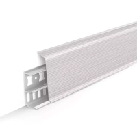 Плинтус 255"Ясень бьянко" 70мм*2,2м (Идеал Деконика)