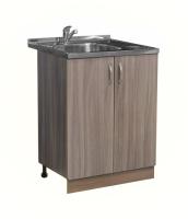 Тумба 800 дуб темный 2-х створчатая