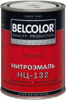 Эмаль НЦ-132 белая 0.7кг Belcolor"