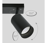 Светильник FERON ML203 GU10 черн.