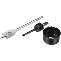 Сверла д/врезки замков 3шт 22/48 36350