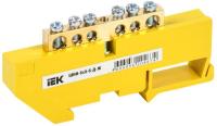 Шина РЕ земля 6*9-6-Д-С на DIN-изолятор ИЕК